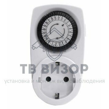 Розетка с таймером
 Розетка с механическим таймером  REXANT RX - 21 (11-6001)-0