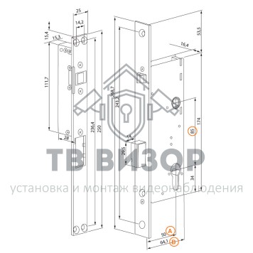 Замок электромеханический
 DORCAS DUO-1