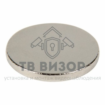 
 Неодимовый магнит диск 10х1мм с клеем сцепление 0,5 кг (упаковка 20 шт) (72-3111-1)-0