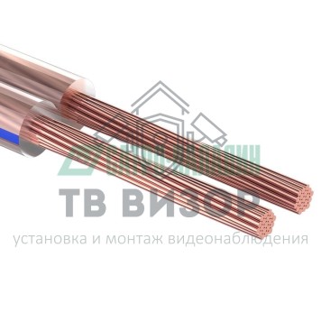 Кабель
 Кабель акустический 2х0.75 мм² прозрачный BLUELINE PROconnect (01-6204-6) 100м-0