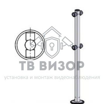 Ограждение полуростовое
 Стойка ограждения i-образная (арт.ВЗР 1996.02)-0