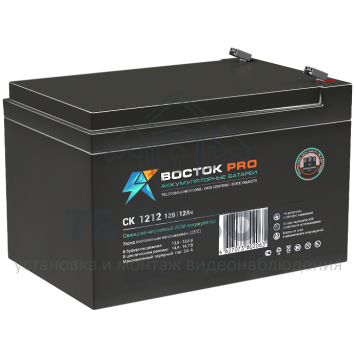 Аккумуляторная батарея
 Аккумулятор 12В 12 А∙ч (СК-1212)-0