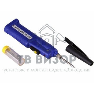 Паяльник
 Паяльник мини REXANT 4.5 В/8 Вт, питание 3 батарейки AA (12-0181)-0