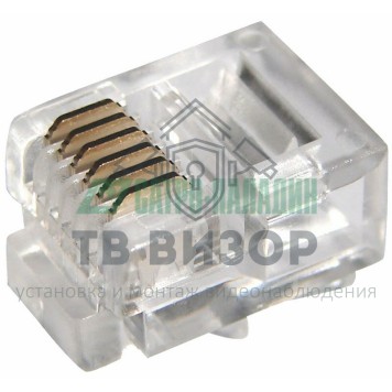 Коннектор
 Джек телефонный  6P6C  REXANT (05-1013)-0