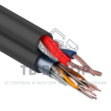 Мульти-кабель
 Мульти-кабель FTP 4PR, 24AWG, CAT5e+2х0,75 мм² (бухта 200 м) черный REXANT (01-4044) Мульти-кабель
 Мульти-кабель FTP 4PR, 24AWG, CAT5e+2х0,75 мм² (бухта 200 м) черный REXANT (01-4044)-0