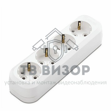 Колодка электрическая
 Колодка 4 гнезда c заземлением Rexant (11-8707)-0