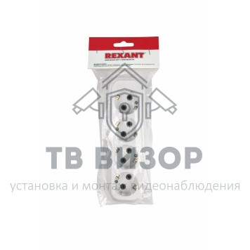 Колодка электрическая
 Колодка 4 гнезда c заземлением Rexant (11-8707)-1