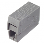 Клемма
 224-111 ∙ Клемма для осветительного оборудования на 2 провода (0,5-2,5) мм², с пастой, серая WAGO
