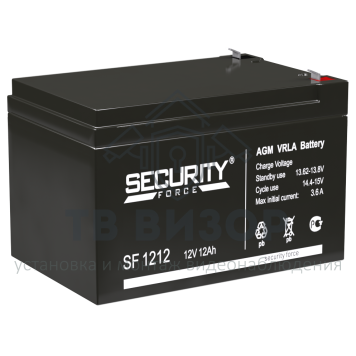 Аккумуляторная батарея
 Аккумулятор 12В 12 А∙ч (SF 1212)-0