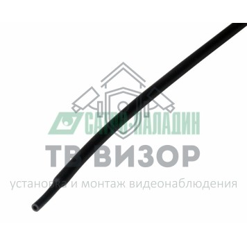 Термоусадка
 2.0 / 1.0 мм 1м термоусадка черная  REXANT (20-2006)-0