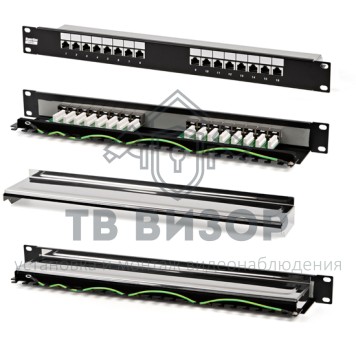 Патч-панель
 PP-19-16-8P8C-C5e-SH-110D-0