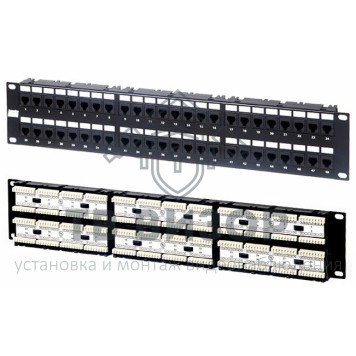 Патч-панель
 PP-19-48-6P4C-C2-0