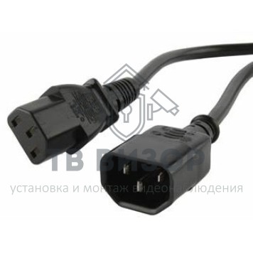 Кабель питания
 PWC-IEC13-IEC14-1.8-BK-0