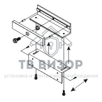 Уголок монтажный Z-образный
 BR-200S-1