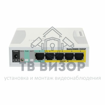 Коммутатор PoE
 RB260GSP-0