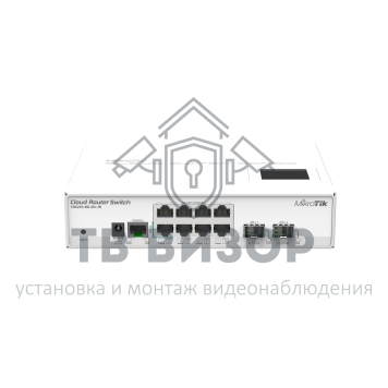 Коммутатор
 CRS210-8G-2S+IN-0