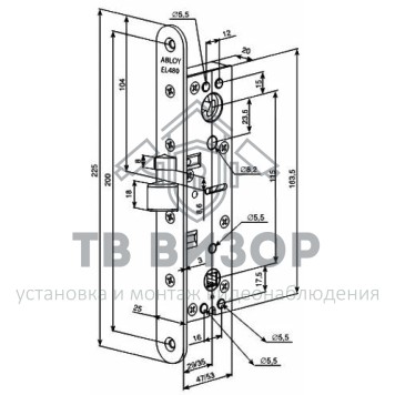 Замок электромеханический
 Abloy EL480/000021-1