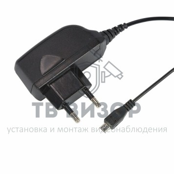 Сетевое зарядное устройство microUSB 220В (СЗУ) (5V, 1000mA) шнур 1М  черное  REXANT (16-0269) 
 Сетевое зарядное устройство microUSB 220В (СЗУ) (5V, 1000mA) шнур 1М  черное  REXANT (16-0269)-0