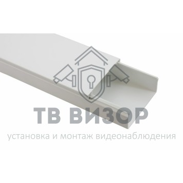 Короб
 Кабель-канал белый 2-й замок 40х25 (40м/уп) SV Profile-0