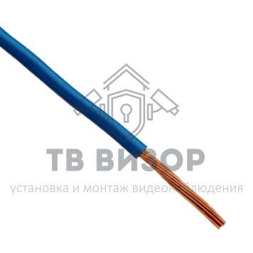 Кабель
 Провод ПуГВ (ПВ-3)  0,5 мм², 1000м., синий (01-8615-2)-1