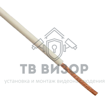 Кабель
 Провод ПуГВ (ПВ-3)  0,75 мм², 1000м., белый (01-8616-1)-1