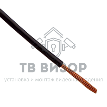 Кабель
 Провод ПуГВ (ПВ-3)  0,75 мм², 1000м., черный (01-8616-5)-1