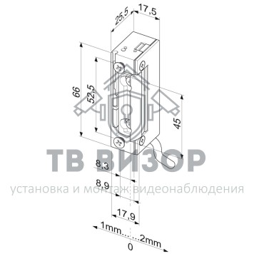 Защёлка электромеханическая
 EFF-EFF 138W-------E91-1