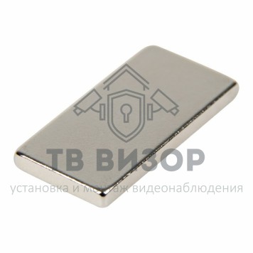 
 Неодимовый магнит прямоугольник 20х10х2мм сцепление 2,4 кг (упаковка 5 шт) Rexant (72-3404)-0
