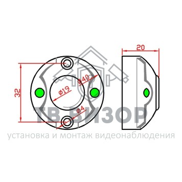 Кнопка выхода
 PUSHka (никель)-1