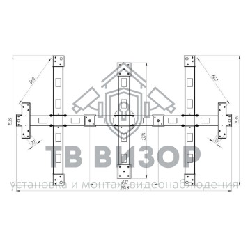 Рама монтажная
 PERCo-RF20-0