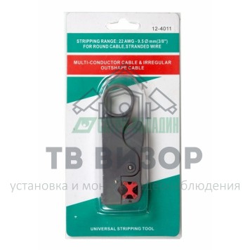 
 Инструмент для зачистки коаксиального кабеля  RG-58, RG-59, RG-6  (HT-332)  (TL-332)  REXANT (12-4011)-1
