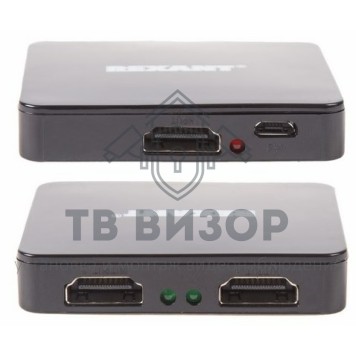 Делитель
 Делитель HDMI 1x2 пластиковый корпус  REXANT (17-6951)-1