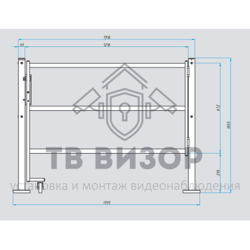 Ограждение полуростовое
 RTA 02 (G01310)-1