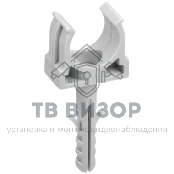 Держатель
 CTA10D-CT16-K41-100 ∙ Держатель с защёлкой и дюбелем CT16 IEK ∙ кратно 100 шт-1