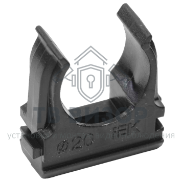 Держатель
 CTA10D-CF20-K02-100 ∙ Держатель с защёлкой CF20 IEK черный ∙ кратно 100 шт-0