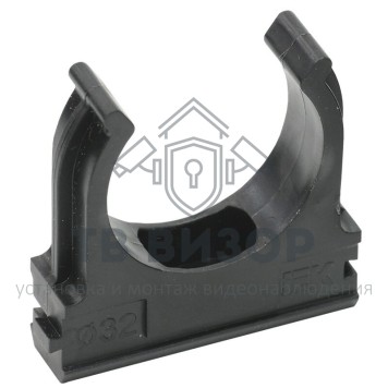 Держатель
 CTA10D-CF32-K02-050 ∙ Держатель с защёлкой CF32 IEK черный ∙ кратно 50 шт-0