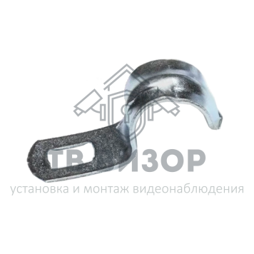 Держатель
 CMAT10-12-100 ∙ Скоба металл.однолапковая d12-13мм ∙ кратно 100 шт-0