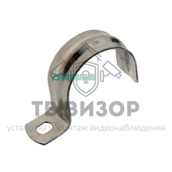 Держатель
 CMAT10-19-100 ∙ Скоба металл.однолапковая d19-20мм ∙ кратно 100 шт-0