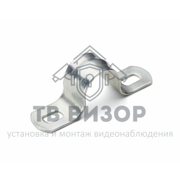 Держатель
 CMAT11-12-100 ∙ Скоба металл.двухлапковая  d12-13мм ∙ кратно 100 шт-0