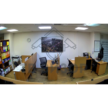 Видеокамера сетевая (IP) Линия Dome 3,6 мм-1