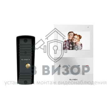 Комплект видеодомофона Slinex SQ-04 + Slinex ML-16HR (черный)-0