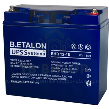 BHR 12-18 ∙ Аккумулятор 12В 18 А∙ч-0