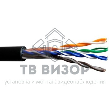 Витая пара Кабель SUPRLAN Long Ethernet UTP Cat.5e 4x2x0,64 Cu PE Outdoor 500м (01-0345)-1