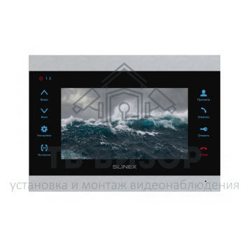 Монитор видеодомофона Slinex SL-07MHD серебро+черный-0