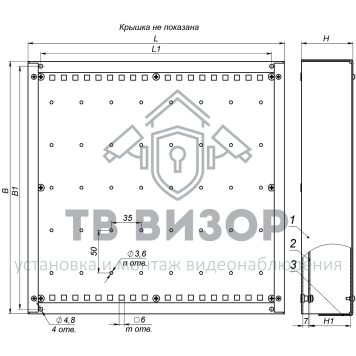 Коробка монтажная КМВ-15.20.06-1