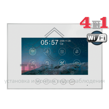 Монитор видеодомофона Marilyn HD Wi-Fi s VZ (white)-0