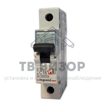 Автоматический выключатель модульный 1п C 50А 6кА TX3 6000 1мод. 230/400В Leg 404033-0