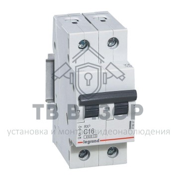 Автоматический выключатель модульный 2п C 40А 4.5кА RX3 Leg 419701-0