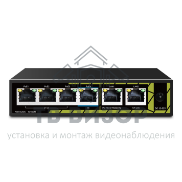 Коммутатор PoE TSn-4FP6F2P-0