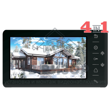 Монитор видеодомофона Amelie (Black) HD VZ-0